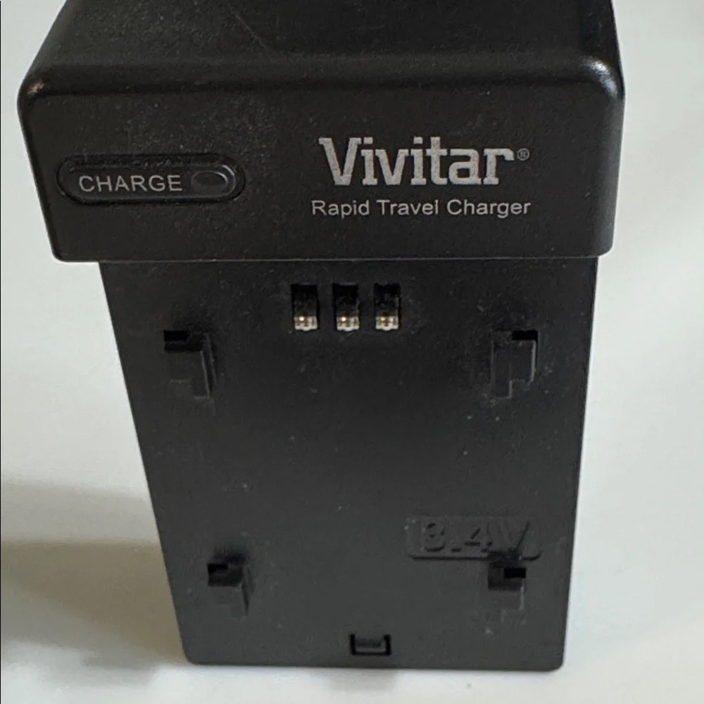 Vivitar Digital Camera Lens and Battery Pack - Black
